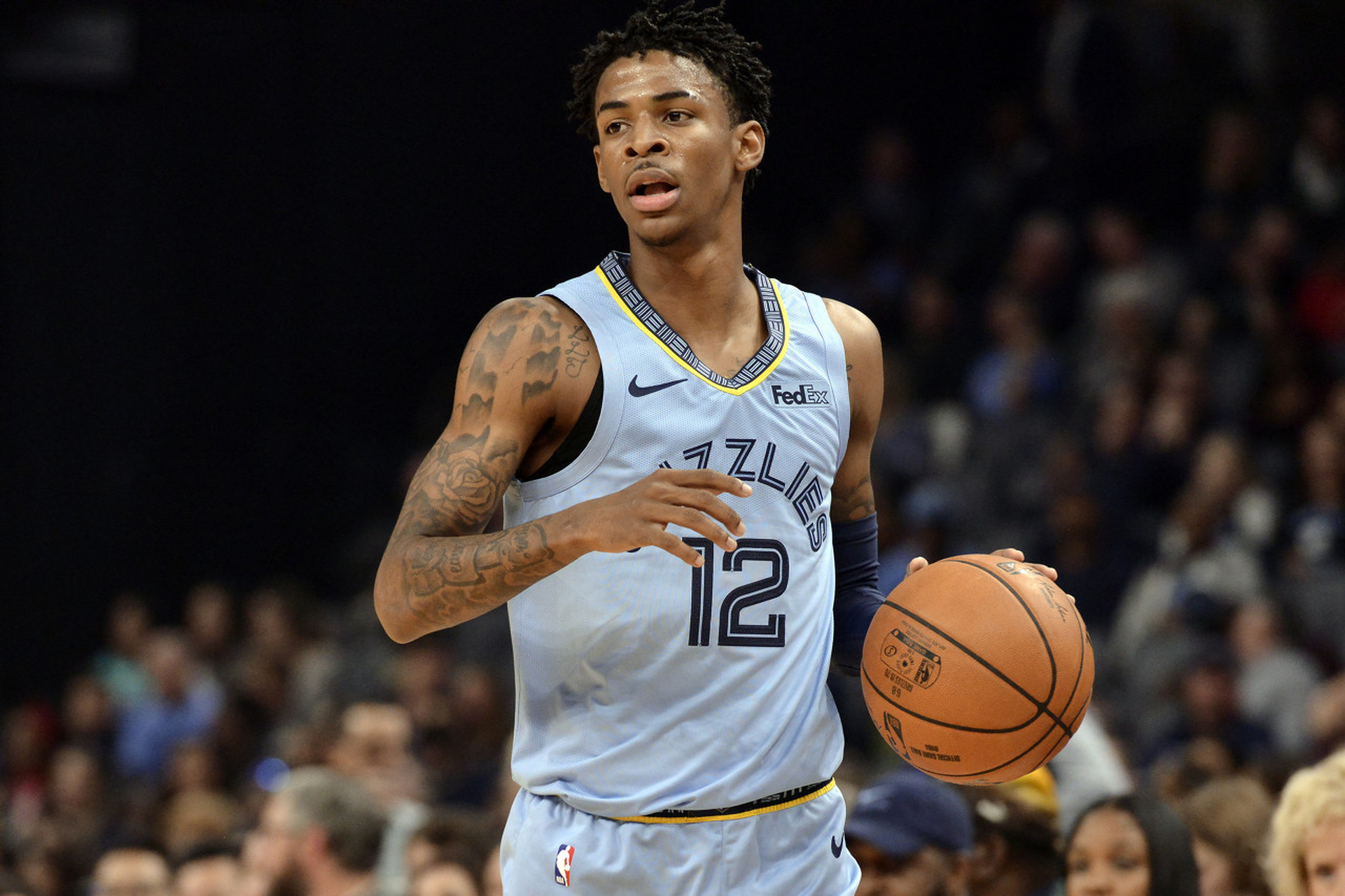 爵士轻取篮网,莫兰特惊艳四座 爵士轻取篮网,莫兰特惊艳四座